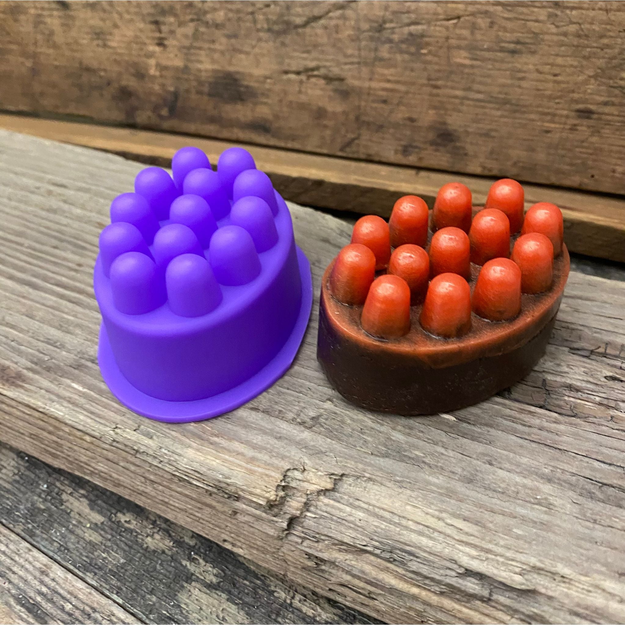 Silikonform mit Noppen