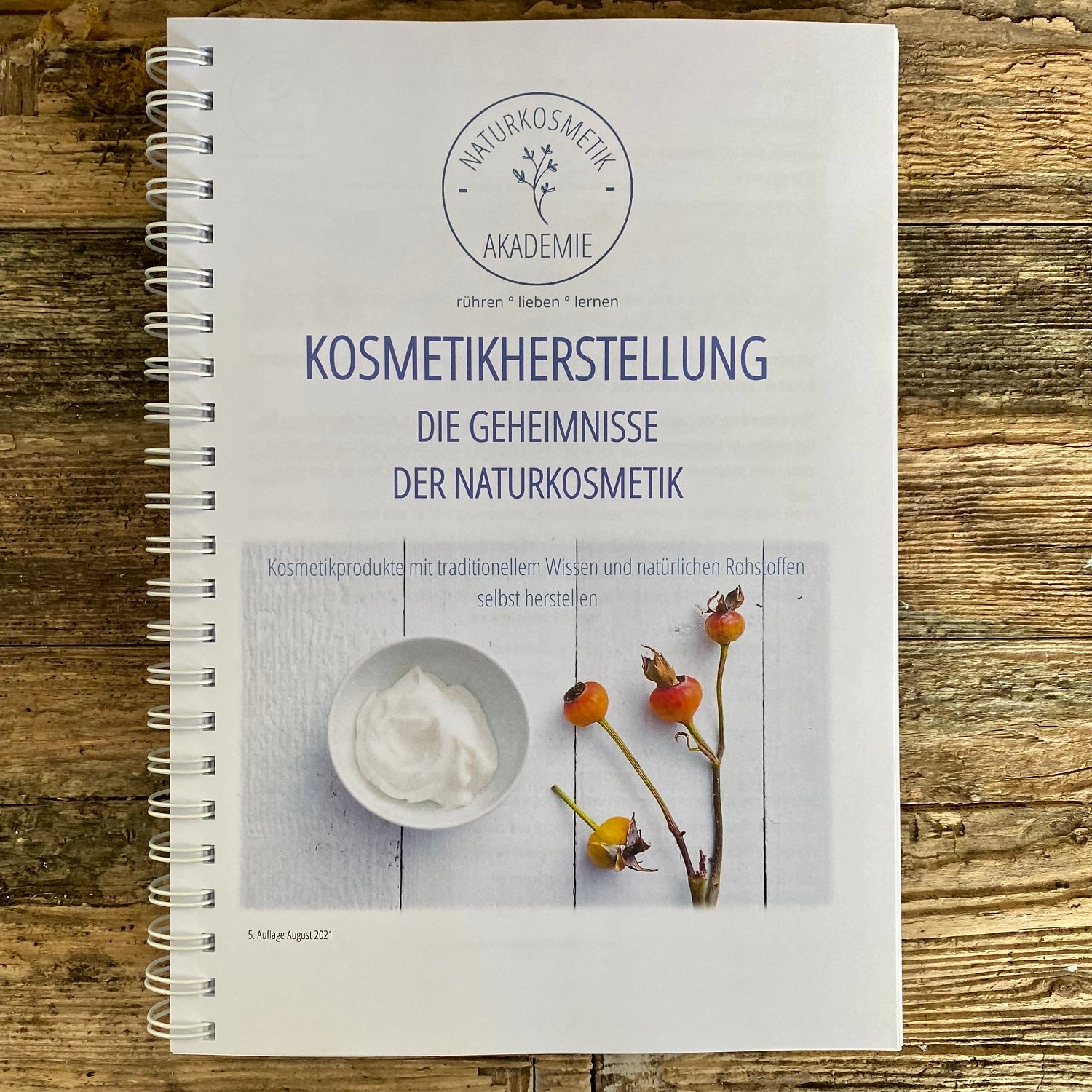 Die Geheimnisse der Naturkosmetik, Seminarunterlage